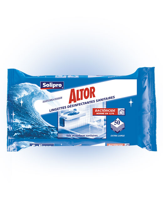 Lingettes désinfectantes sanitaires x50 Lingettes désinfectantes sanitaires x50