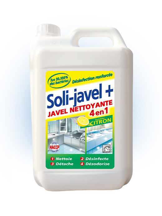 Javel nettoyante 4 en 1 citron 5L