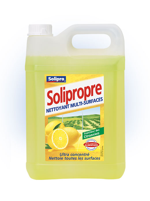 Nettoyant multi-surfaces parfumé citron 5 L Nettoyant multi-surfaces parfumé citron 5 L