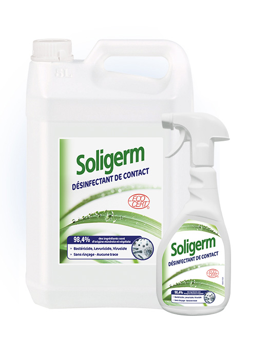 Désinfectant de contact Ecocert 750ml et 5L Désinfectant de contact Ecocert 750ml et 5L