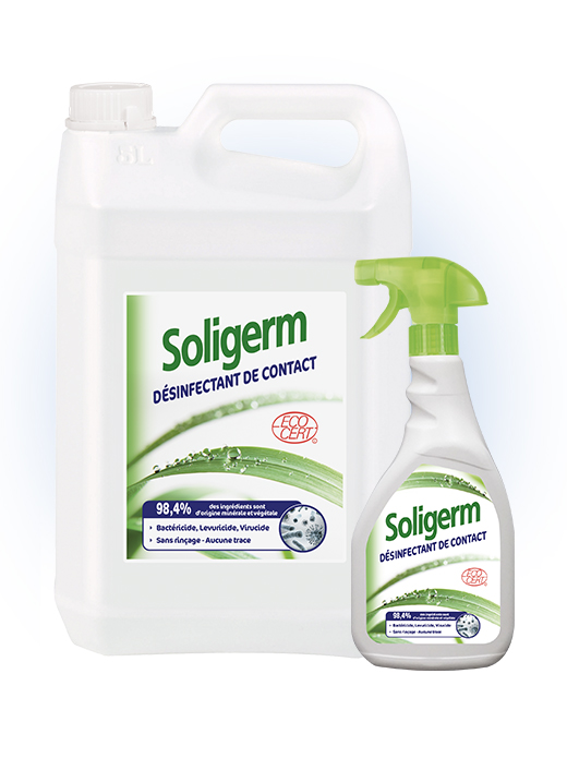 Désinfectant de contact Ecocert 750ml et 5L Désinfectant de contact Ecocert 750ml et 5L