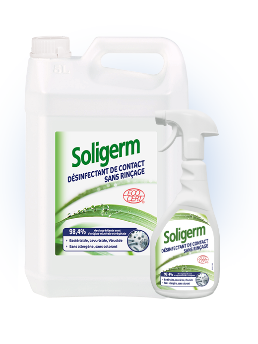 Désinfectant de contact Ecocert 750ml et 5L Désinfectant de contact Ecocert 750ml et 5L
