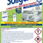 Soligerm Lingettes désinfectantes Recharge x 200