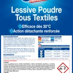 Solipro Génie Lessive Poudre Tous Textiles 3 vec