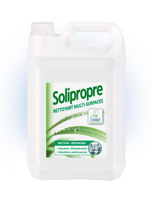 Solipropre Nettoyant Multi-Surfaces Ecolabel 5L