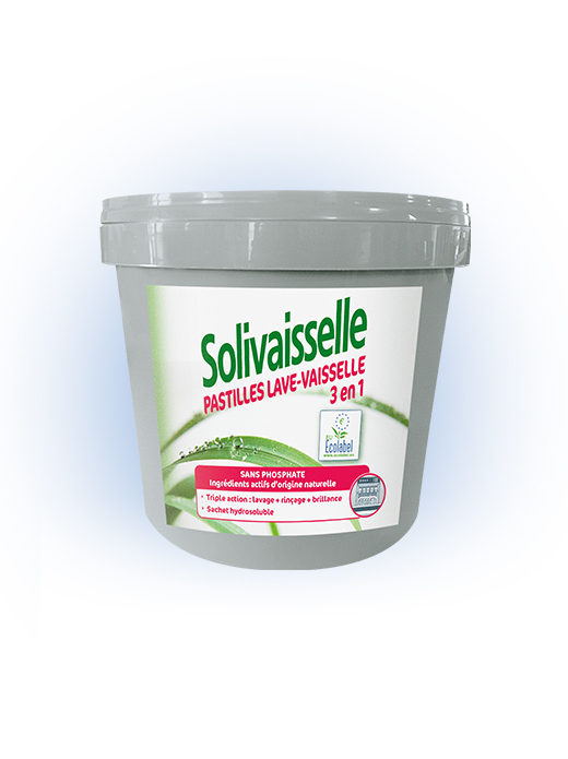 Doses LAVE VAISSELLE pastilles 5 en 1 seau 3 kg Orlav - Hypronet