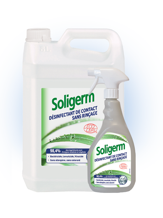 Désinfectant de contact Ecocert 750ml et 5L Désinfectant de contact Ecocert 750ml et 5L